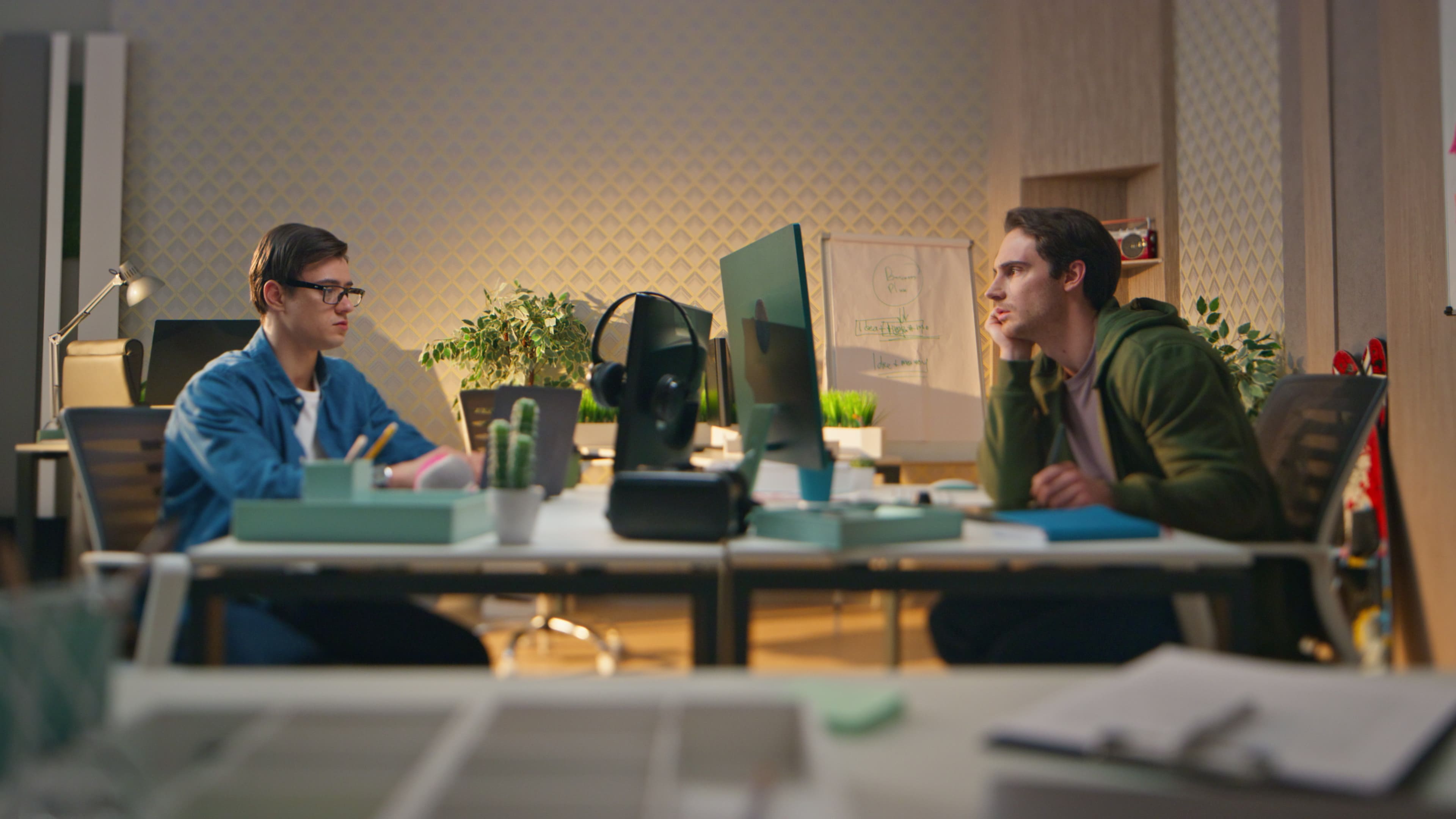 Diverse professionals collaborating